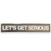 Let's Get Serious Velcro Patch