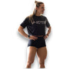 Serious For Jesus Philippians 4:13 Oversized Crop Tee