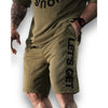 Military Green Serious Shorts