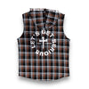 Faith Lumber Jack Plaid Sleeveless Hoodie