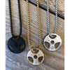 Plate Pendant Necklaces