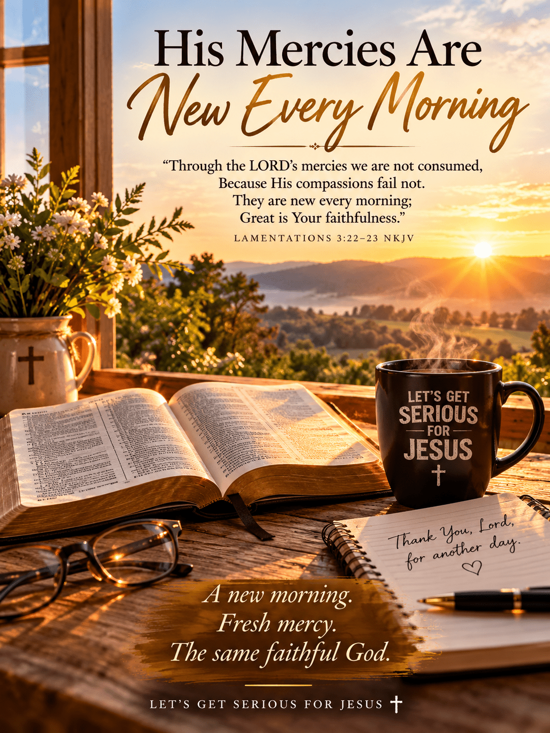 His Mercies Are New Every Morning - LGS Activewear