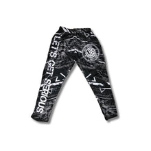  Black/Grey Old School Baggy Pants