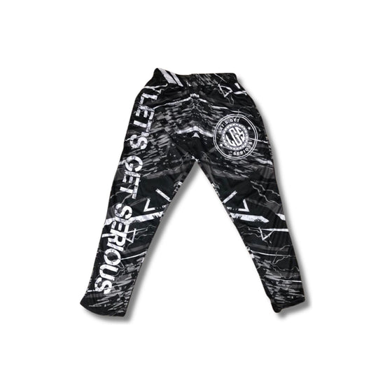 Black/Grey Old School Baggy Pants