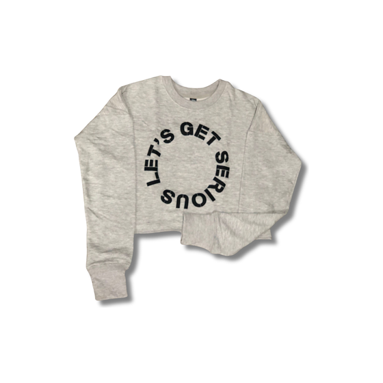 Boyfriend Crop Sweatshirt