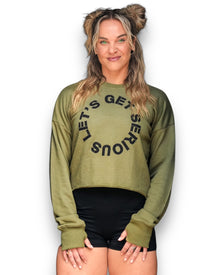  Boyfriend Crop Sweatshirt