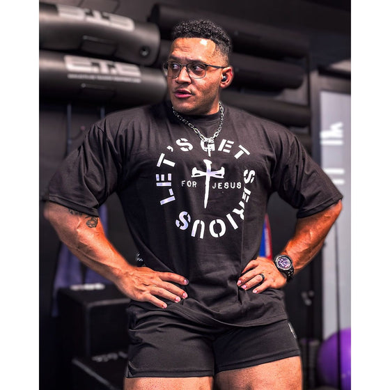 Serious For Jesus John 14:6 Oversized Tee