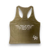 Serious For Jesus Ladies Crop Tank