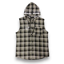  Faith Lumber Jack Plaid Sleeveless Hoodie