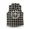 Faith Lumber Jack Plaid Sleeveless Hoodie