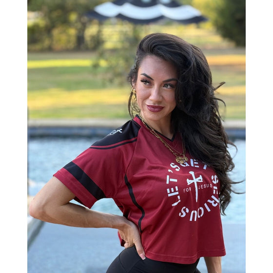 Disciple Ladies Crop Football Jersey