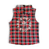 Faith Men's Lumber Jack Plaid Sleeveless Hoodie