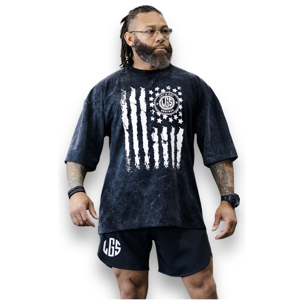 Acid Washed Oversized Tee at LGS Activewear