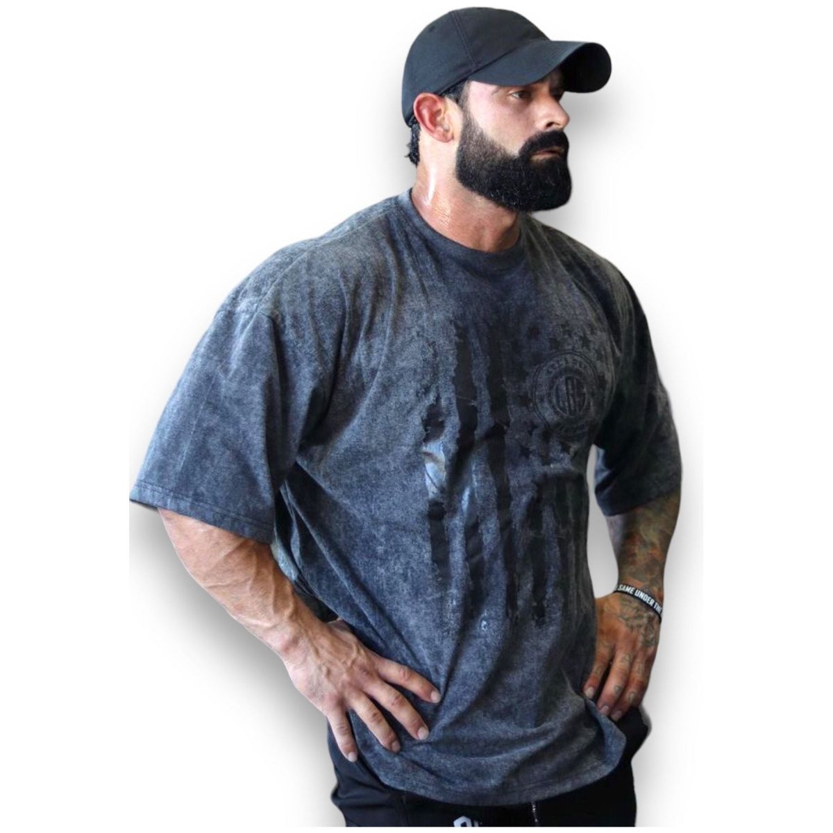 Acid Washed Oversized Tee at LGS Activewear