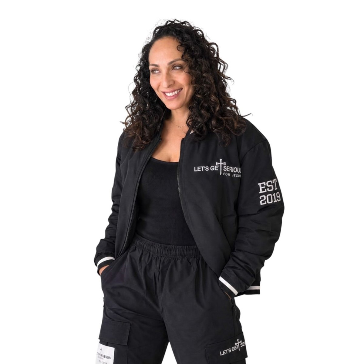 Armor Of Faith Unisex Bomber Jacket at LGS Activewear