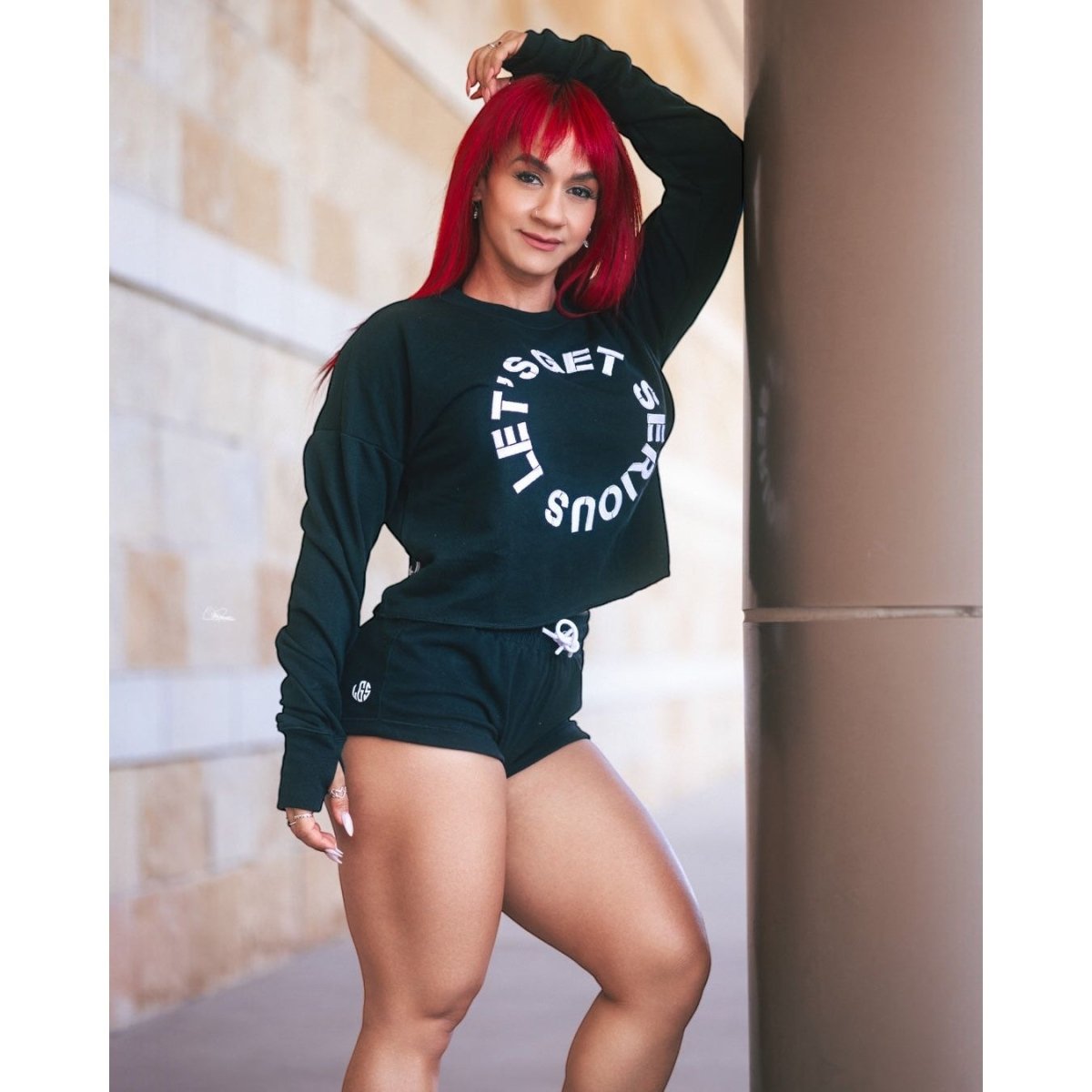 Boyfriend Crop Sweatshirt at LGS Activewear