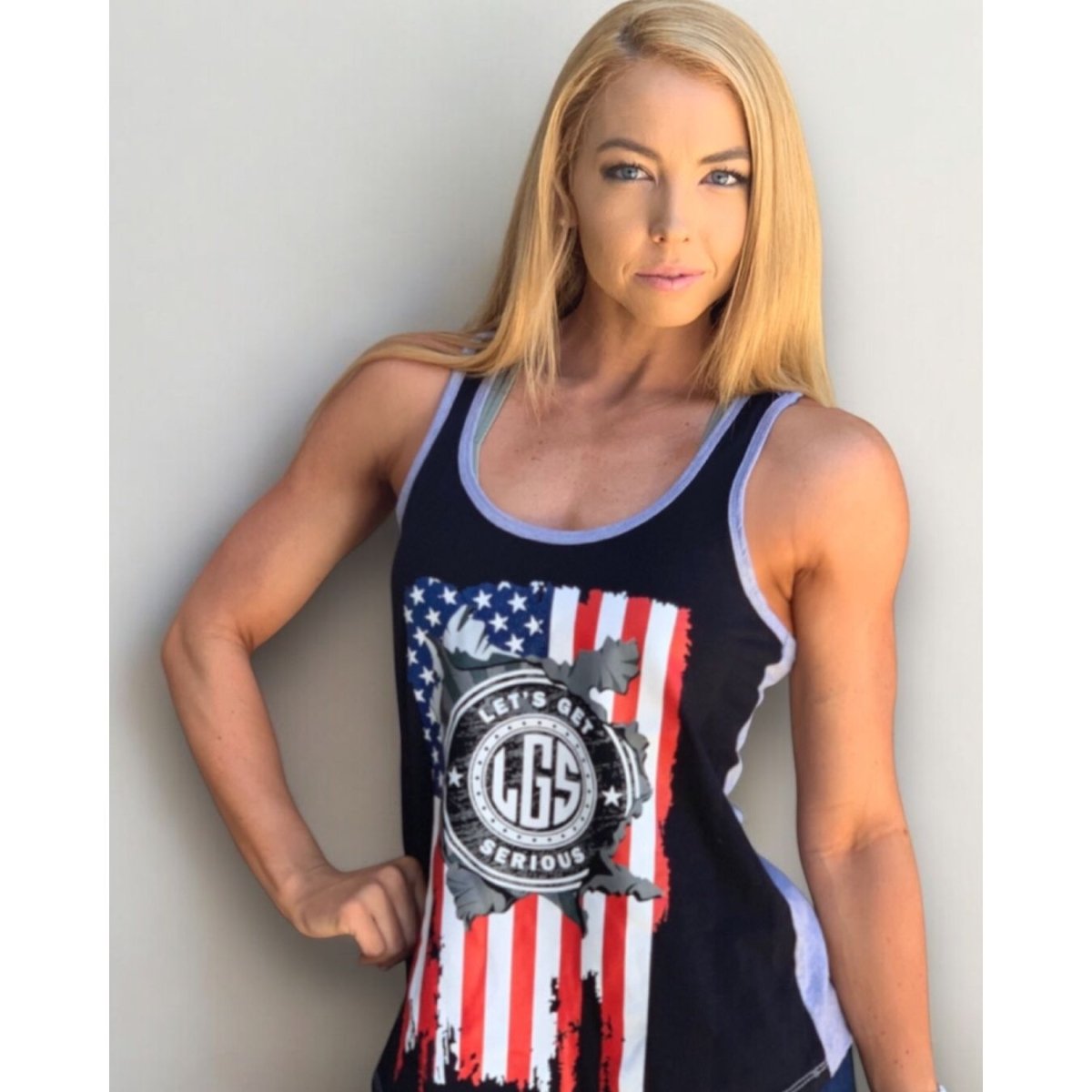 Breakthrough Flag Tank at LGS Activewear