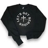 Faith Boyfriend Crop Sweatshirt