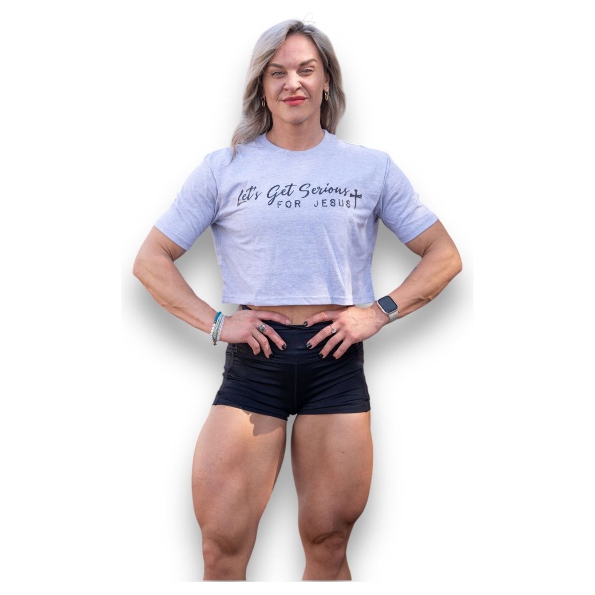 Faith Crop Tee at LGS Activewear