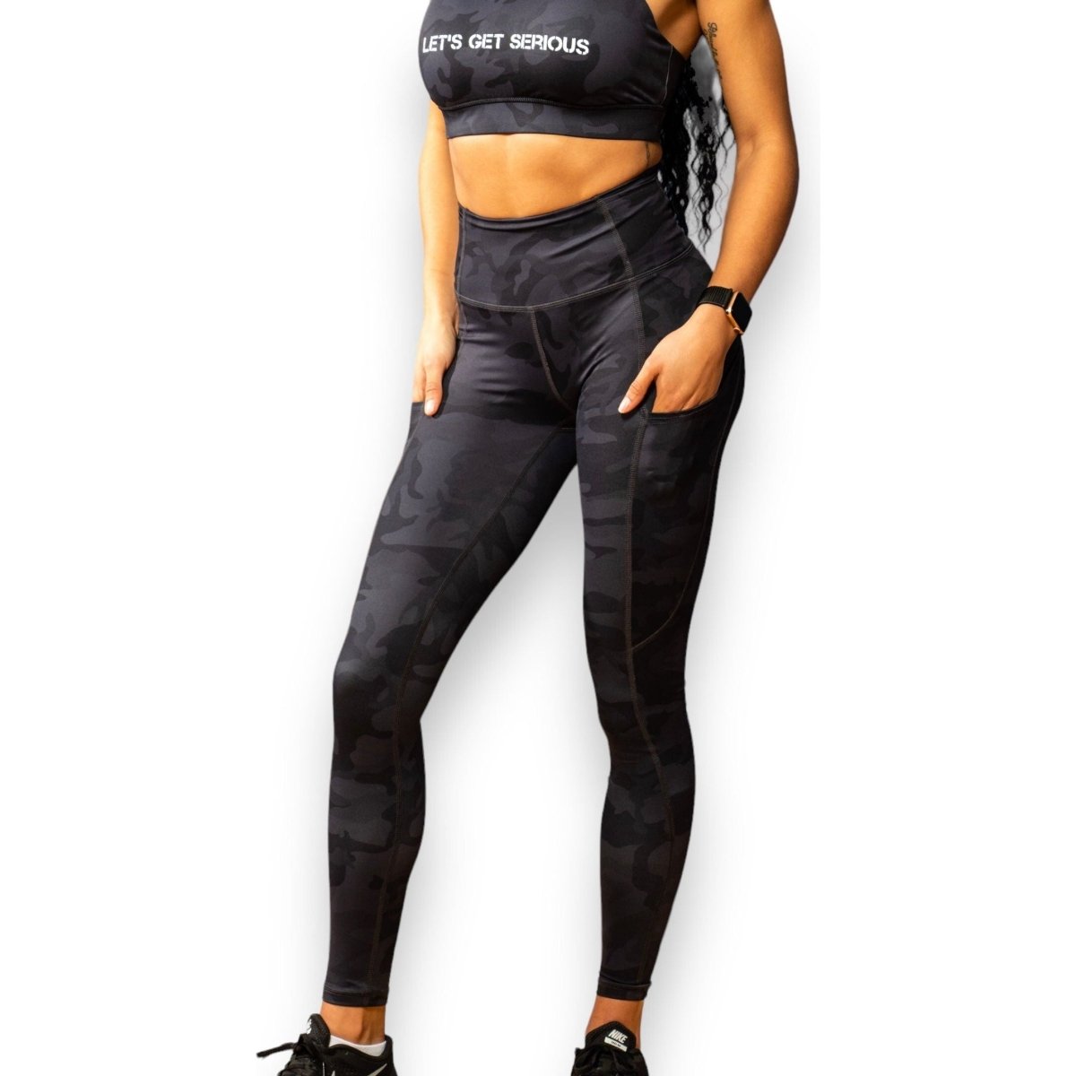 High Waisted Pocket Leggings at LGS Activewear