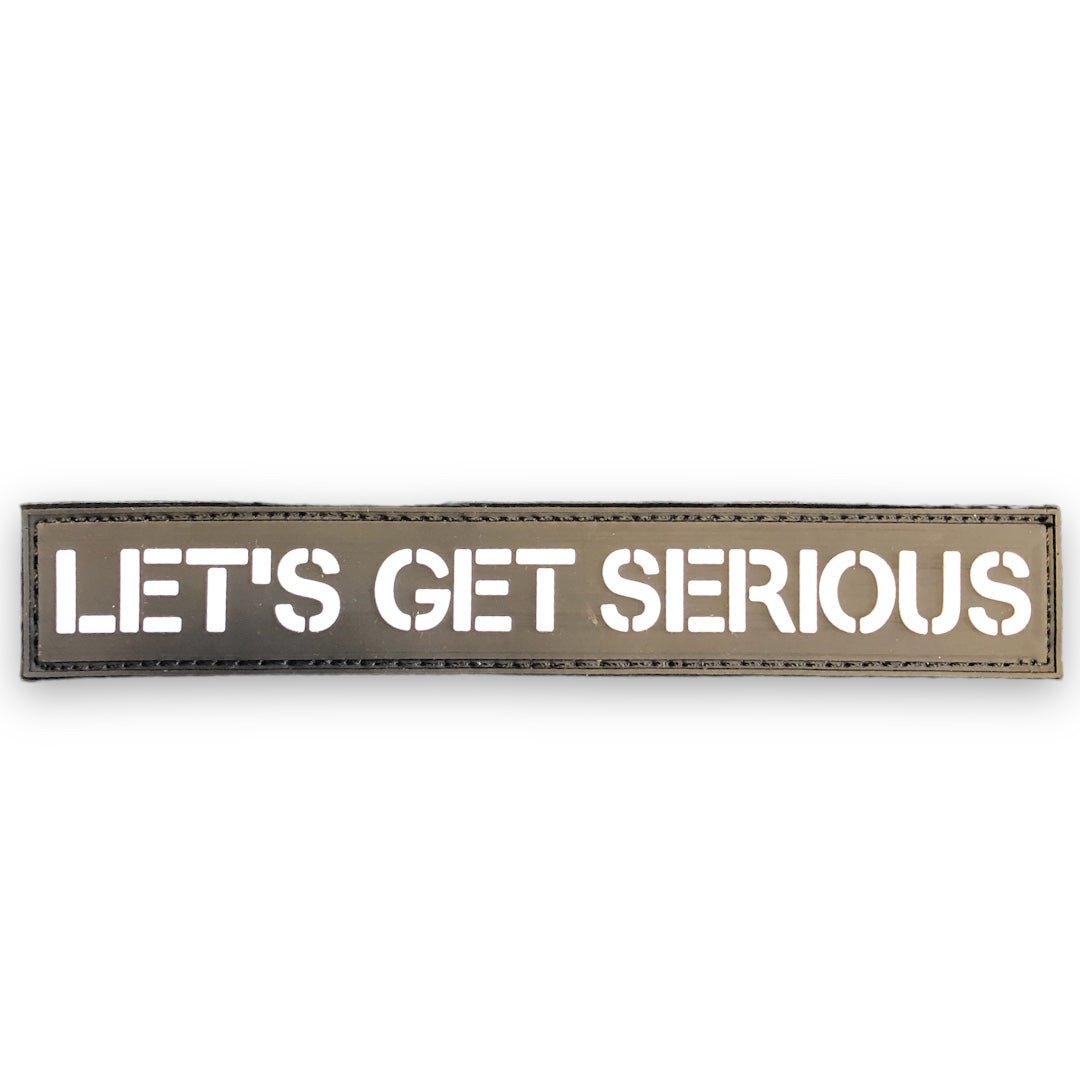 Let's Get Serious Velcro Patch at LGS Activewear