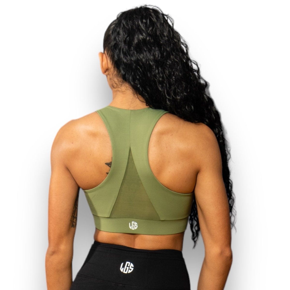 Mesh Back Bra Top at LGS Activewear
