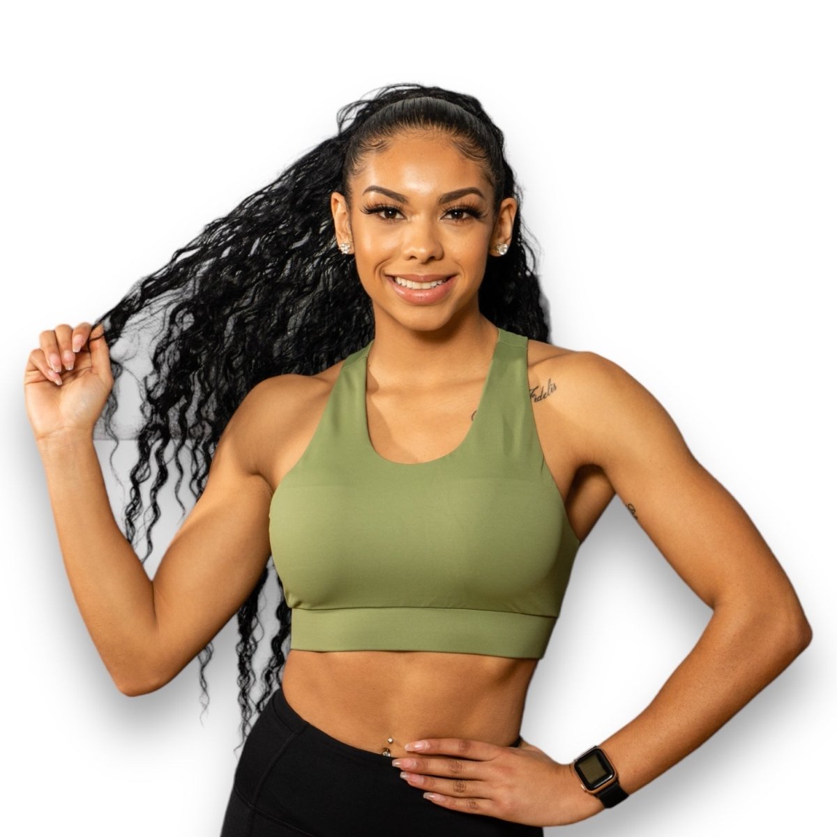 Mesh Back Bra Top at LGS Activewear