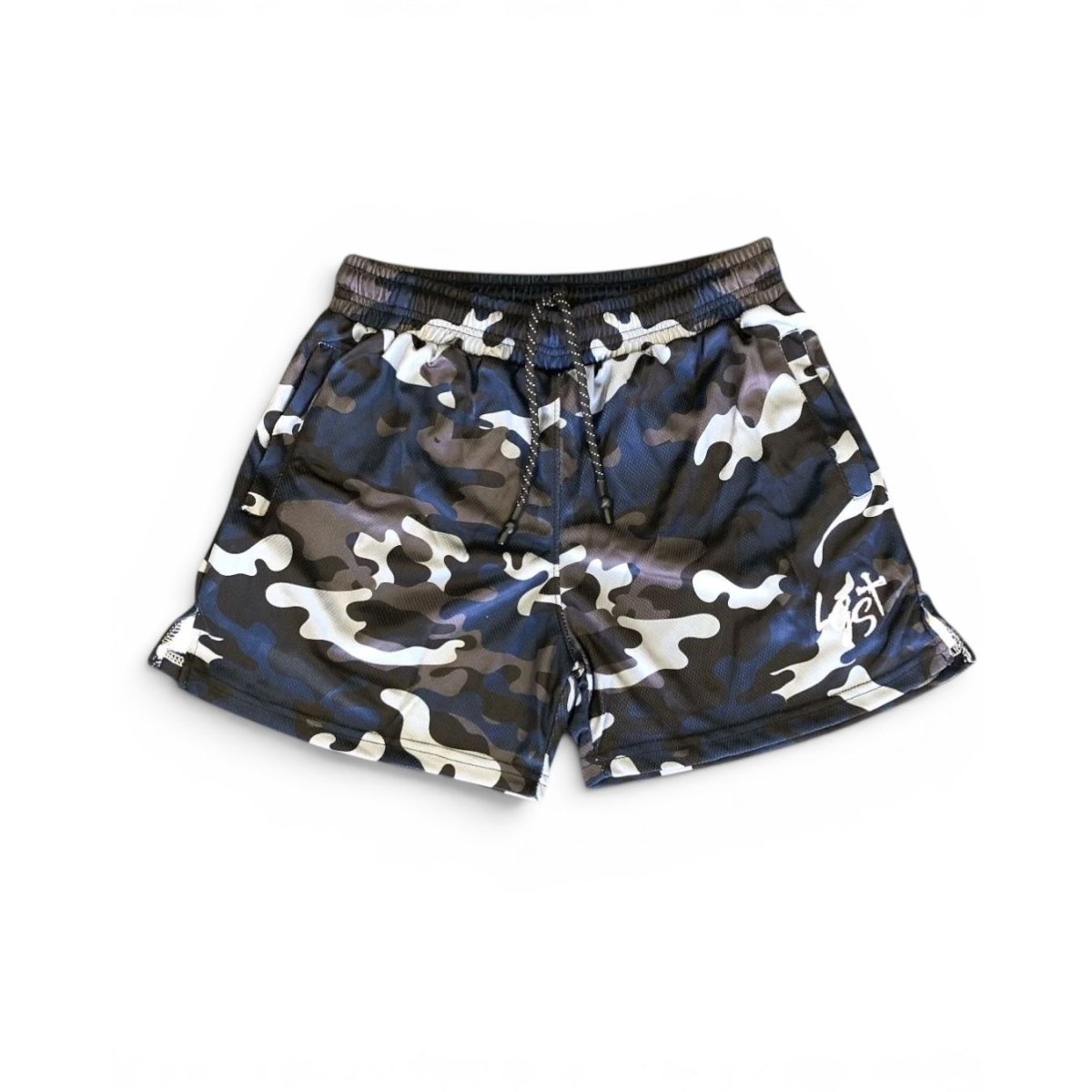 Serious For Jesus Camo Silkie Shorts at LGS Activewear