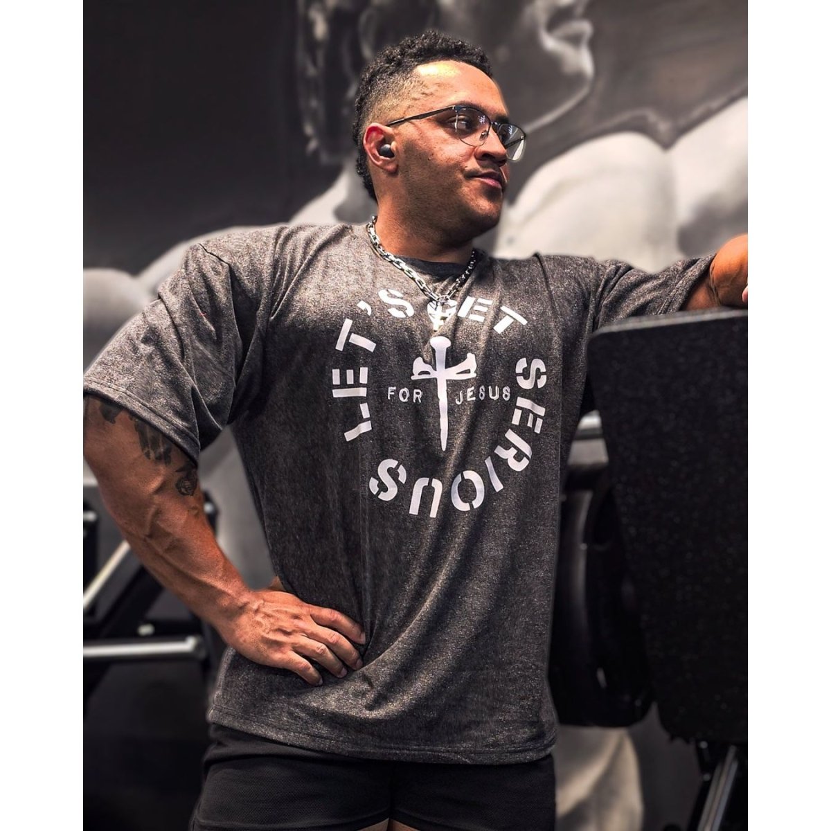 Serious For Jesus John 14:6 Oversized Tee at LGS Activewear