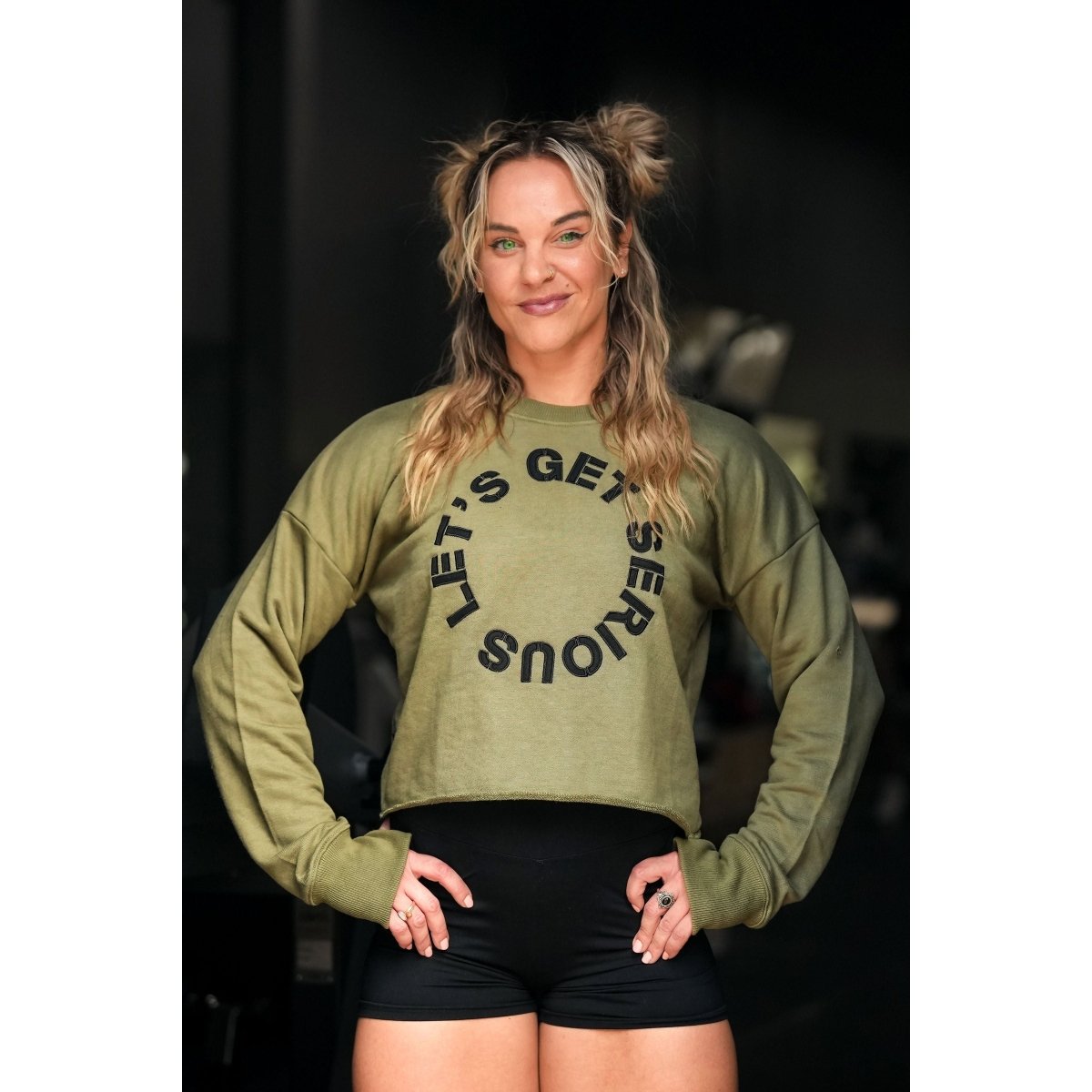 The Boyfriend Crop Sweatshirt at LGS Activewear
