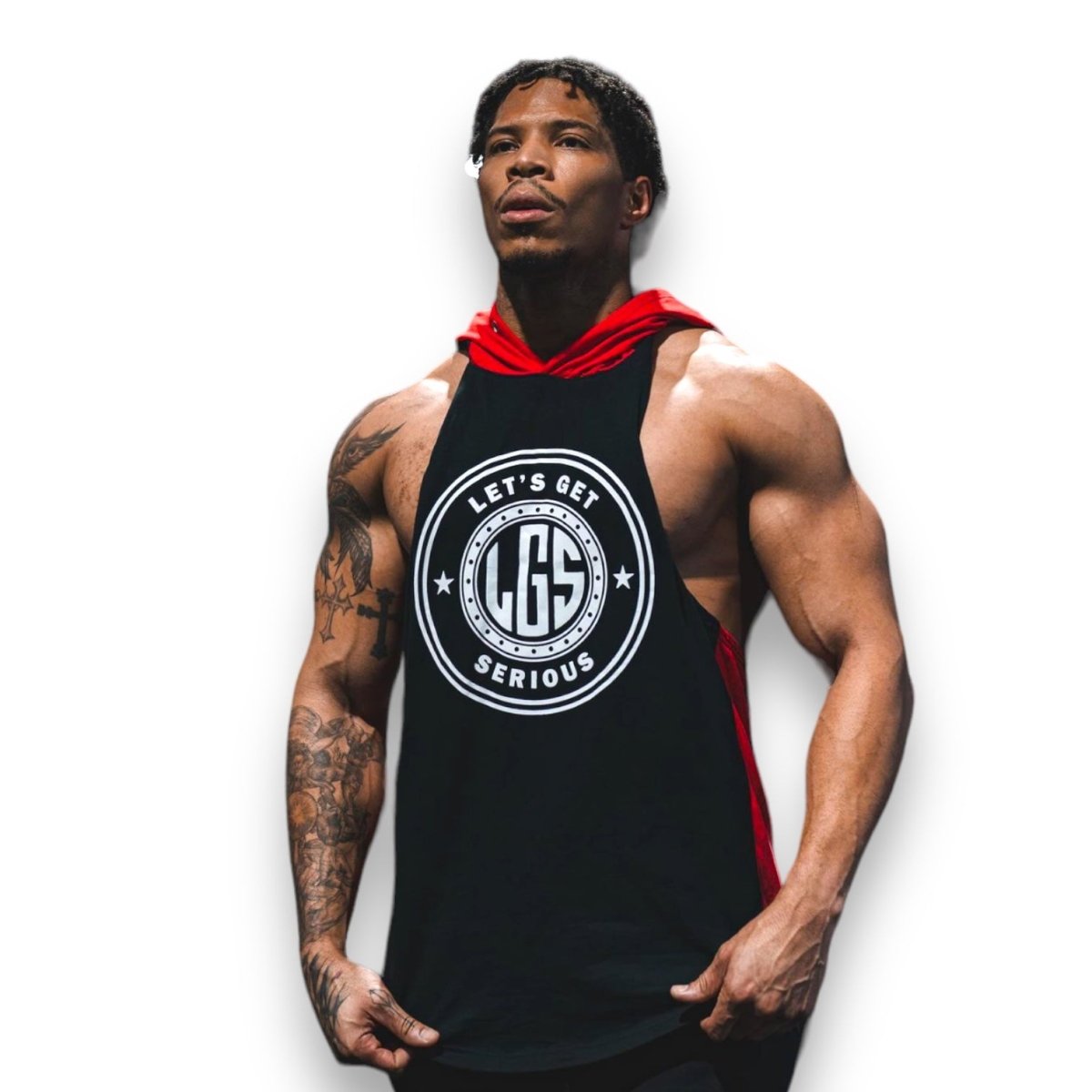 The Razor Oversize Sleeveless Hoodie at LGS Activewear