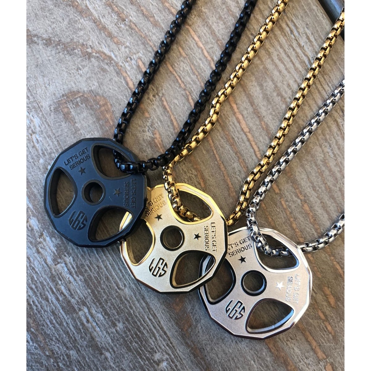 Plate Pendant Necklaces at LGS Activewear